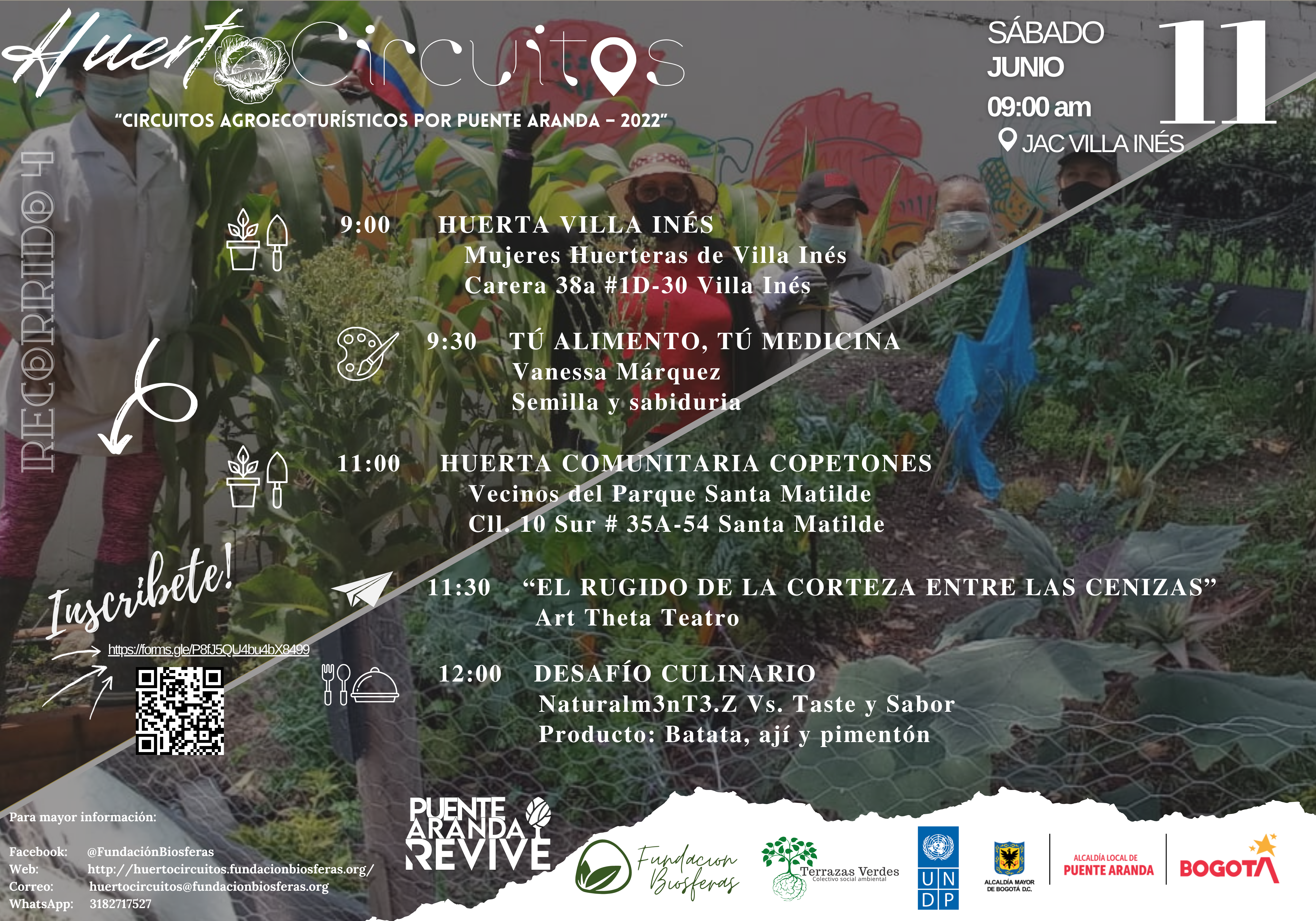 You are currently viewing ¡Inscríbete!   4° Recorrido: Sábado 11 Junio – Huerta Villa Inés & Los Copetones #HuertoCircuitos